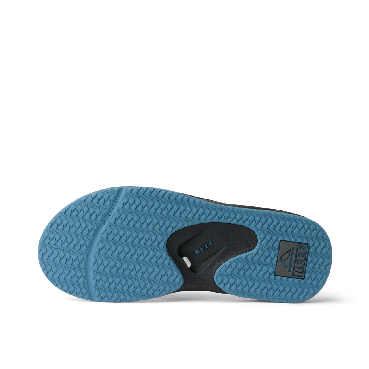 Fanning - Grey/Light Blue - Underside View