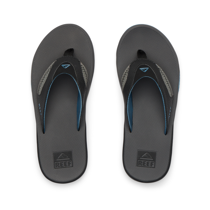 Fanning - Grey/Light Blue - Top View