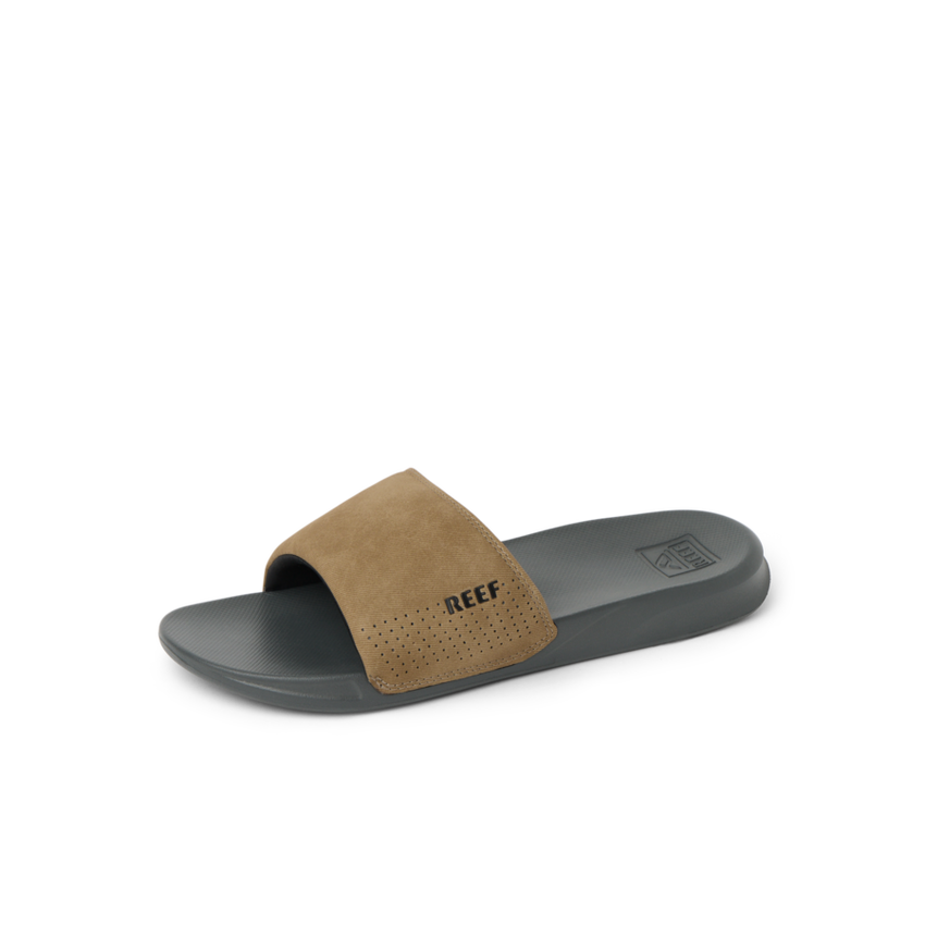 REEF ONE SLIDE Sandals Mens Size 8 Grey Tan RF0A3ONDGTA One Slide Sandals | Bikini Village main image 3