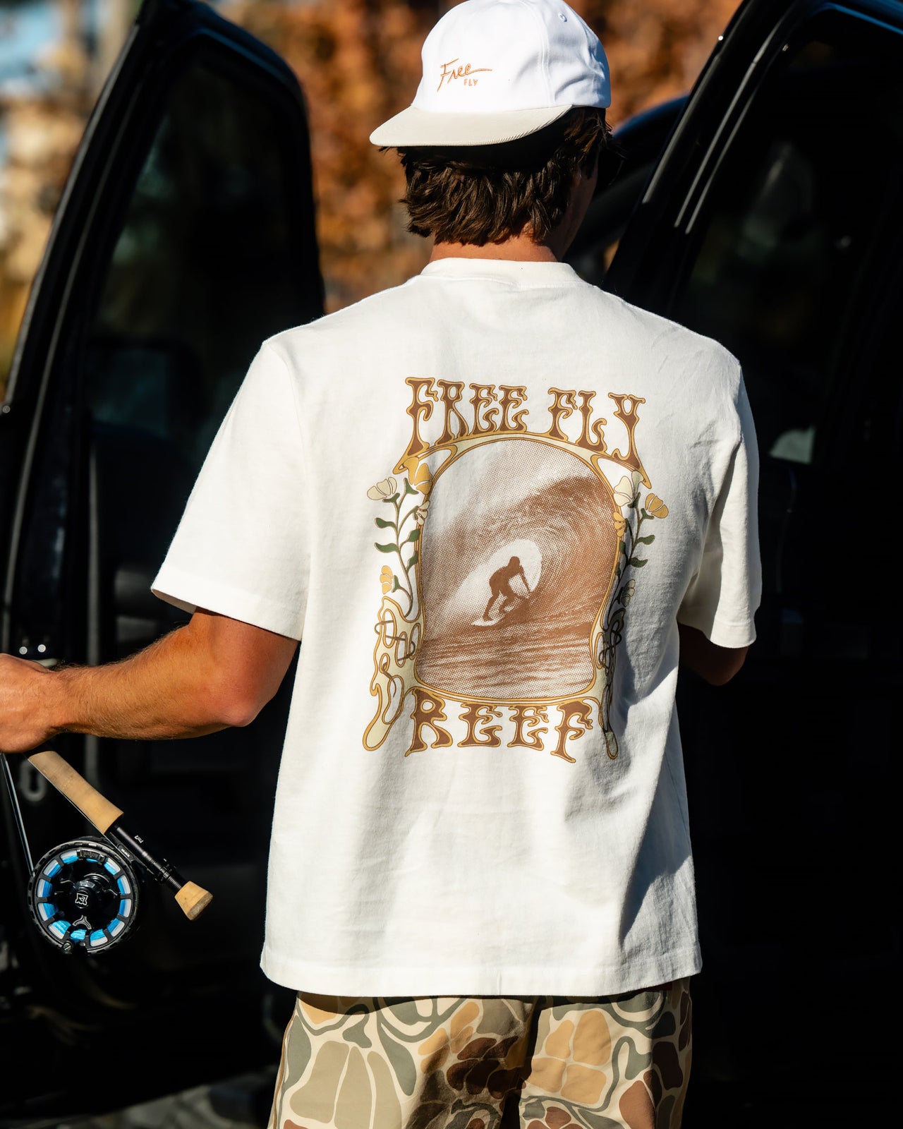 High-Stoke Relaxed Tee - Bone view 2
