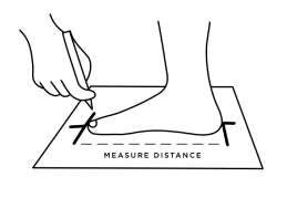 How to measure your foot