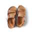Vista Luxe Liah women's sandals top view facing up, cork footbed with soft-rebound cushioning and arch support