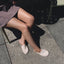 Vista Myra facing forward, women's warm sand leather slip-on clog with enhanced arch support and beach-inspired comfort