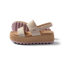 Side view of women's Water Vista Higher sandal in vintage pale mauve with thick cushioned sole and water-friendly materials.