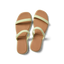 Top view of Water Willow Marina women's sandals in light aloe green with cushioned footbed designed for beach comfort.