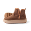 Weekend Autumn brown suede ankle boot facing left with plush lining and cushioned sole