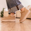 Weekend Olivia shoes side view, tan water-resistant nubuck with plush faux fur lining and lightweight sole, comfort focused