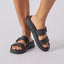 Vista Capri women's sandals facing forward, showcasing water-friendly, cushioned dual straps for beach comfort and durability.