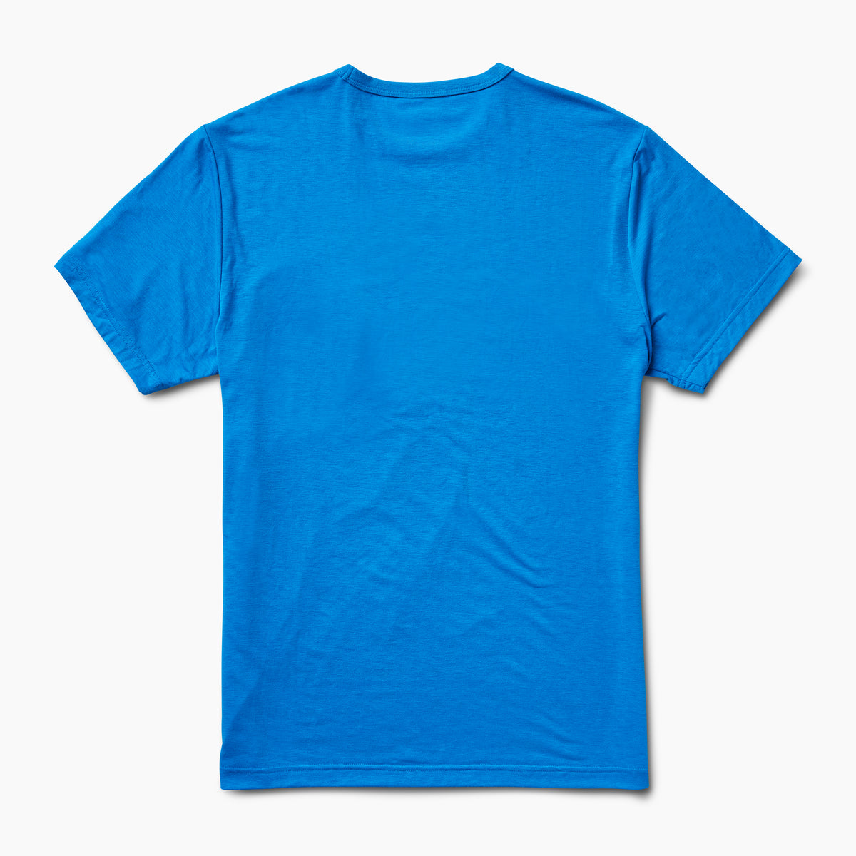 Smith Short Sleeve Pocket Knit Tee - French Blue - Back View