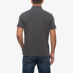 Walker Short Sleeve Polo - Pirate Black - Back View