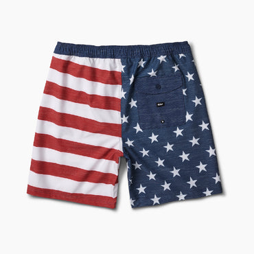 Hancock E Waist Short - Insigna Blue - Back View
