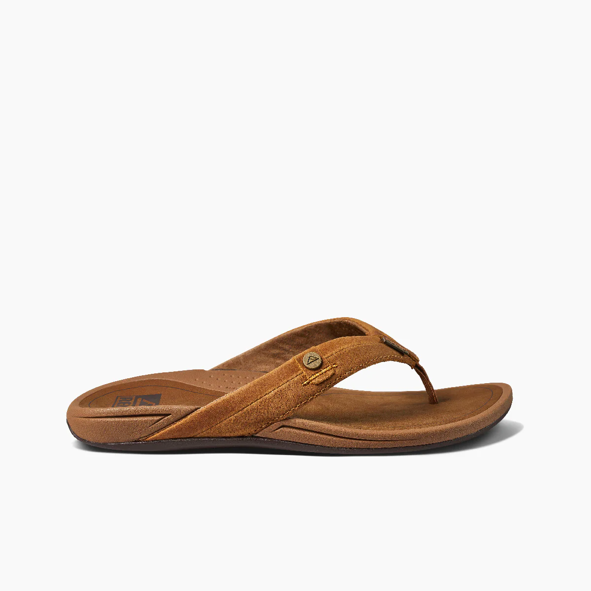 Women's Reef Pacific Sandals in Caramel side view