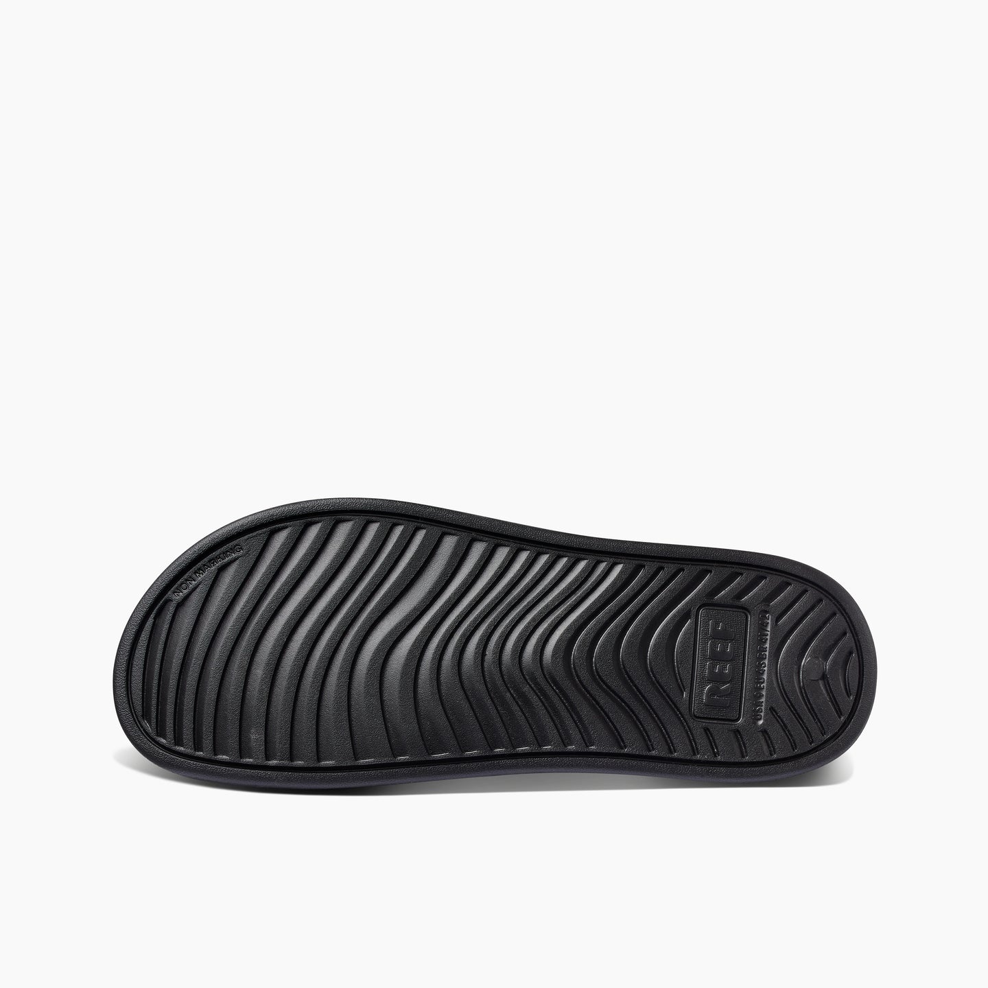 Oasis Slide - Black - Underside View