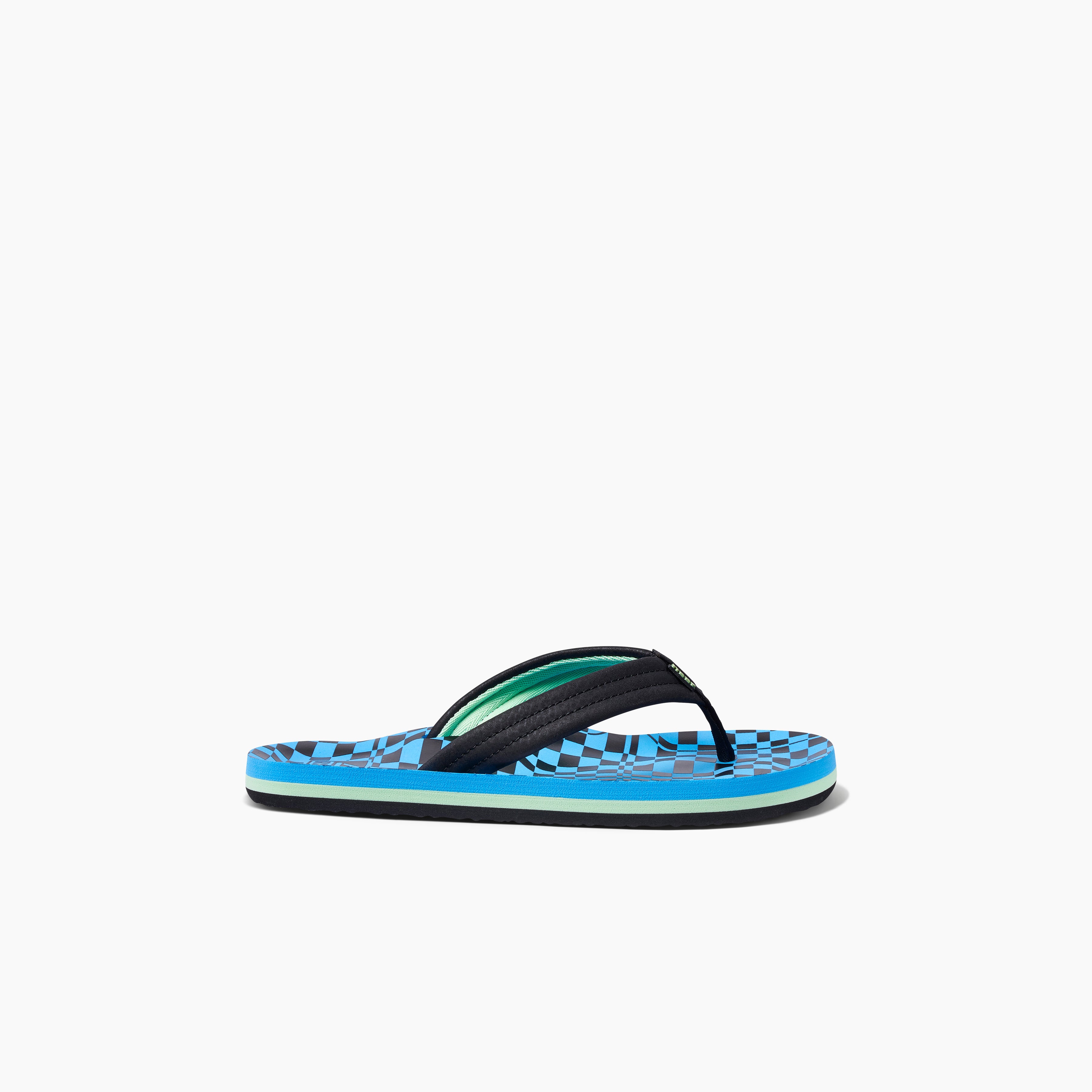 Boy's Sandals Kids Ahi in Swell Checkers side view
