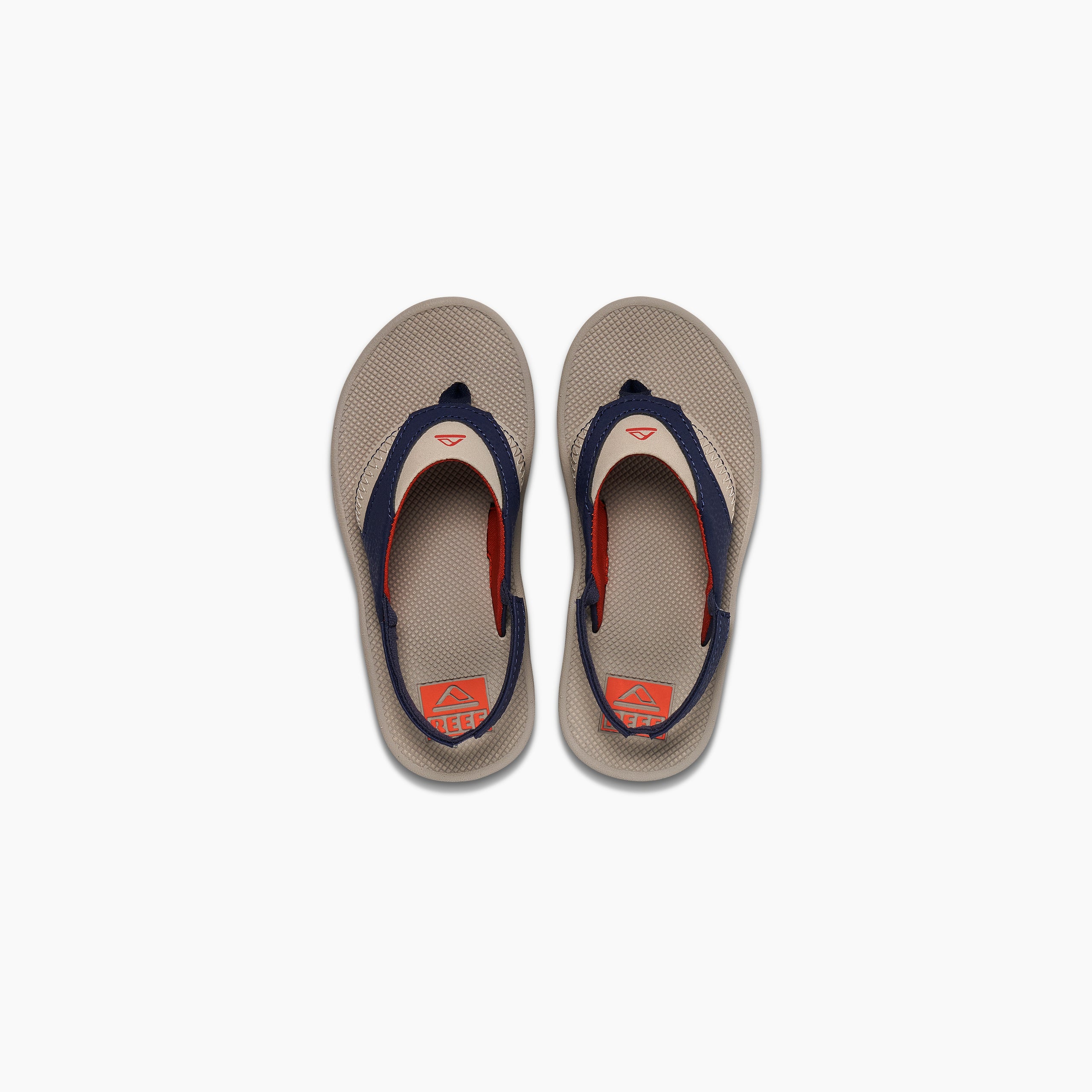 Little Fanning - Taupe/Navy - Top View