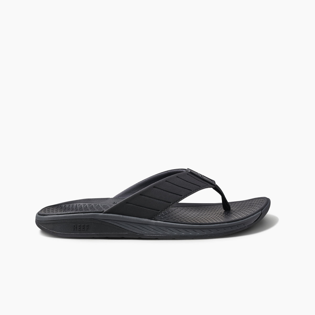 Men\'s Grey Beach Sandals Water Resistant Flip Flops Arch Support Comfort Mens Archies Arch Support Recovery Sandals In Charcoal Grey  main image 3