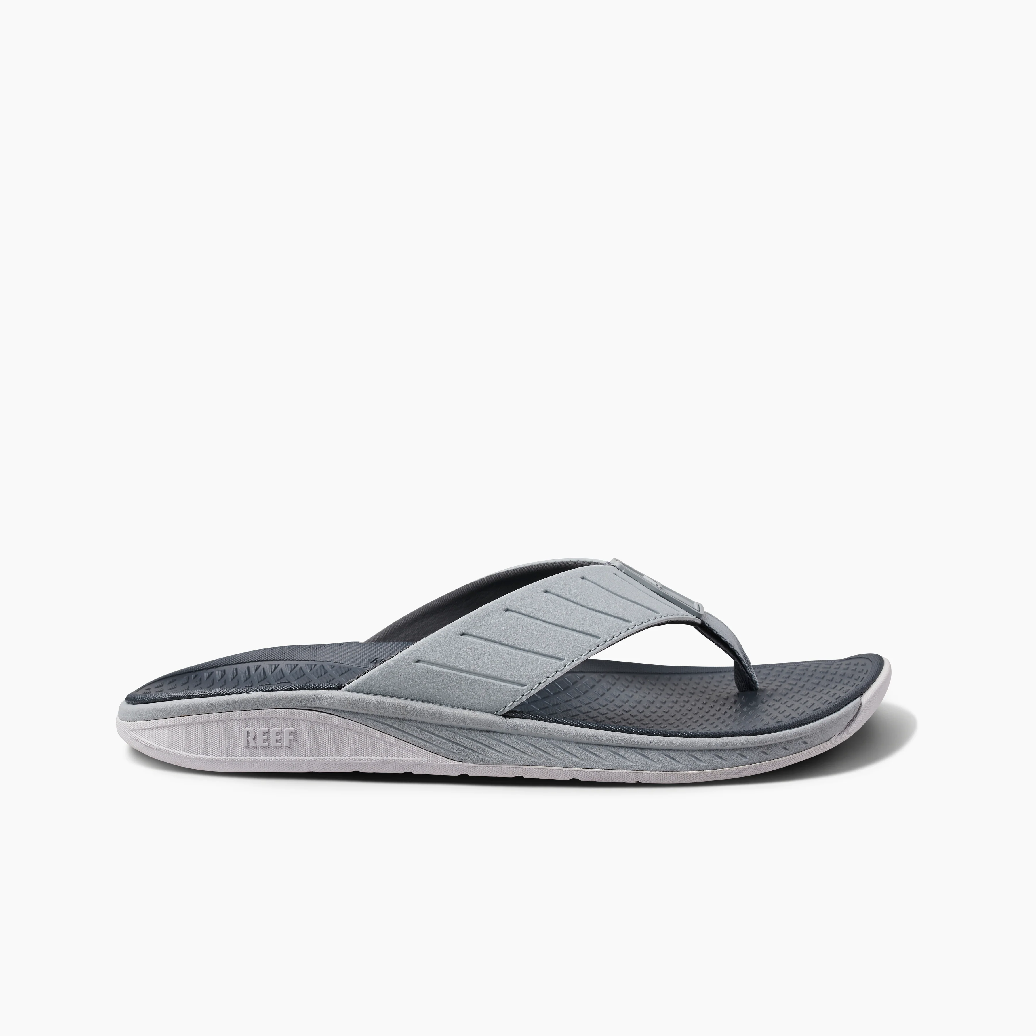 Men's The Deckhand Sandals in Grey side view