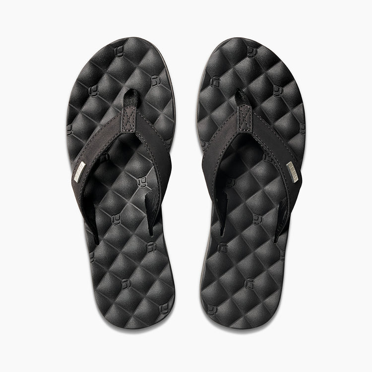 Repræsentere Forurenet Forkludret Women's Reef Dreams Vegan Leather Sandals in Black/Black | REEF®