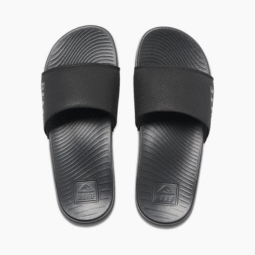 Reef One Slide - Black - Top View